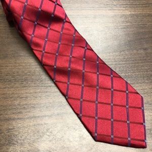 Red & Blue Izod Silk Tie